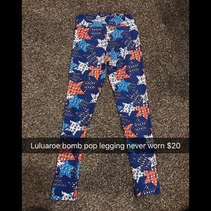 Luluaroe American bomb pop leggings